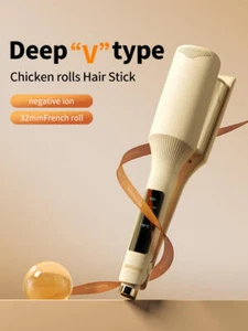 Hair Curlers 32mm Professional Hair Curling Temperature Adjustable Fast Heating - Picture 1 of 7