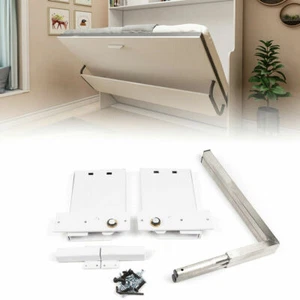 Horizontal Murphy Wall Bed Heavy Duty Bed Support for Twin /Queen Size Bed USA - Picture 1 of 15