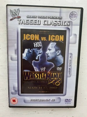 Wwe Wwf Etiquetado Clásico DVD Wrestlemania X8 18 Lucha Libre 2 Set de Discos - Imagen 1 de 2