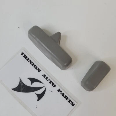 Juego de 2 botones de perilla de interruptor de asiento eléctrico gris OEM Lexus ES300 1998-1999 Foto 1 de 3