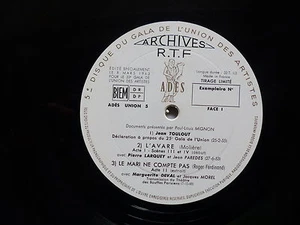 Gala union des artistes Archives RTF MARILYN MONROE DANIEL SORANO LARQUEY DEVAL - Picture 1 of 2