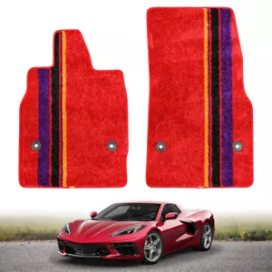 Floor Mats Carpet Liners for Corvette C8 Z51 Z06 Stingray Coupe 2020-2024 - Bild 1 von 10