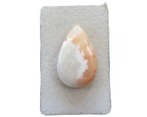 Skolezit - Scolecite Cabochon 30,6x19,6 mm 24 ct. Nr. U31876 - Bild 1 von 1