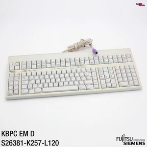 FSC Fujitsu Siemens KBPC EM D S26381-K257-L120 PS/2 Keyboard German OK - Picture 1 of 8