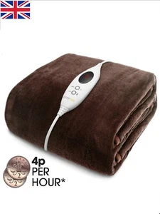 Heizdecke Schokobraun XL (BITTE BESCHREIBUNG LESEN) - Bild 1 von 4