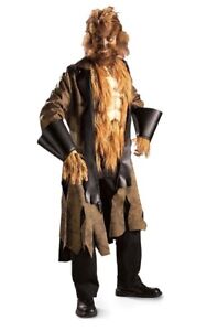 BIG MAD WOLF ADULT FAIRY TALE MENS SCARY ANIMAL FANCY DRESS UP HALLOWEEN COSTUME