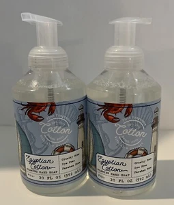 2 Commonwealth Soap Toiletries CST EGYPTIAN COTTON w/ALOE Foam Hand Wash 20 oz - Picture 1 of 1