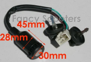 E-ton Eton Key Ignition Switch Viper Lightning Thunder Sierra 2 & 4 Stroke ATV's - Picture 1 of 3