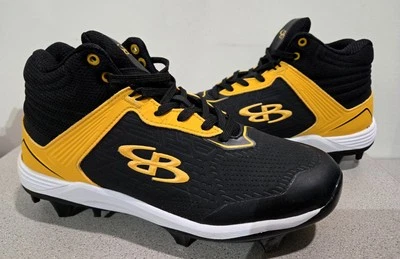 Мужские литые бутсы Boombah 6,5 золото желтый черный - Изображение 1 из 4