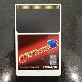 Bomberman 93 HuCard Turbo Grafx 16 TG16 US NTSC Video Game