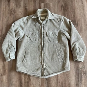 Giacca vintage uomo taglia small alta Sierra velluto a coste shacket sherpa foderata in pile - Foto 1 di 16