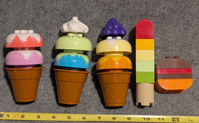 LEGO Duplo 10574 Creative Ice Cream Set Complete 24 Pieces No Box * READ