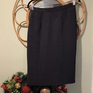 Falda lápiz negra vintage Moschino barata y elegante talla 8 - Imagen 1 de 12