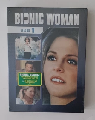 Bionic Woman Complete Season 1 Brand New DVD Set Sealed Lindsay Wagner Cyborg Foto 1 de 3