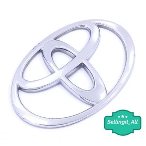 Toyota 99-03 Solara Silver Trunk Emblem Logo Badge Rear OEM 75441-06020  SLE SE - Bild 1 von 2