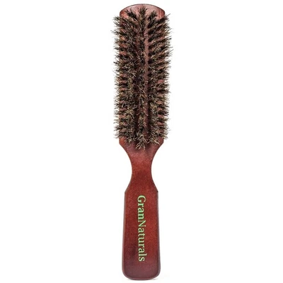 Soft Bristle Hair Brush for Men - Boar Bristle Brush for Styling Beards, Fades,  - Image 1 of 4