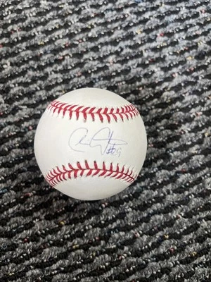 Chris Carpenter Autografiado Oficial Grandes Ligas Béisbol Algunos Spots Cardenales Foto 1 de 4