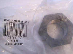 4 NEW ANVIL 2X1-1/4 HEX BUSHING 2X114 - Picture 1 of 1