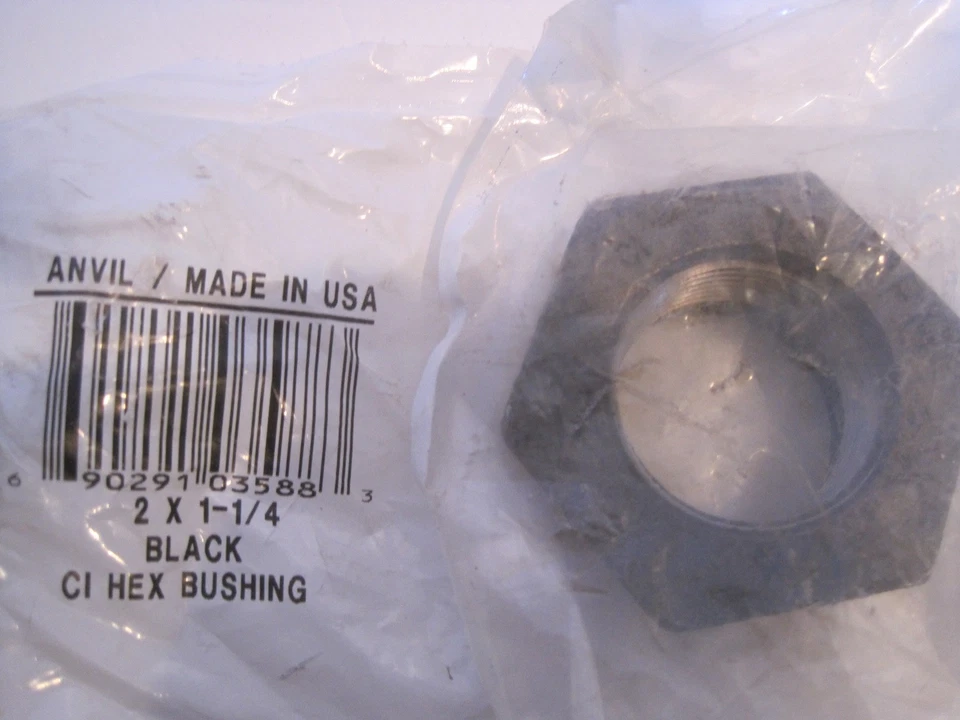 4 NEW ANVIL 2X1-1/4 HEX BUSHING 2X114 - Image 1 of 1