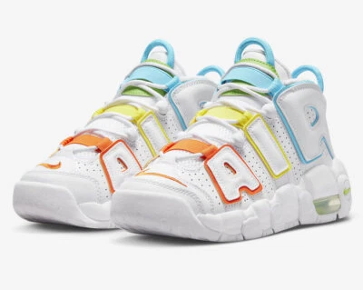 Nike Air More Uptempo White Multi-Color FJ4624-100 - Image 1 of 4