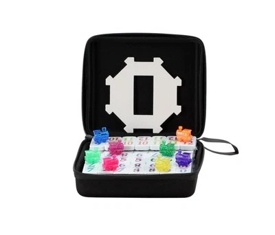 Dominoes Double 12 Color Number Mexican Train with Travel Bag - Image 1 of 3