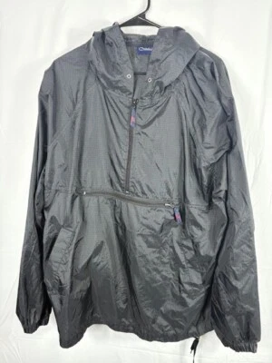 Cortavientos Catalina vintage para hombre talla L negra con bolsillos con cremallera Foto 1 de 4