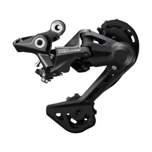 Desviador trasero de sombra Shimano Deore M4120 - velocidad 10/11 - jaula larga SGS - negro - Imagen 1 de 3