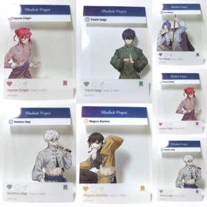 Blue Lock SNS Clear Photo Card Yoichi Isagi Seishiro Nagi Chigiri Meguru Mikage - Picture 1 of 8