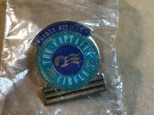 PRINCESS CRUISE LINES FIRST OFFICER CAPTAINS CIRCLE LAPEL PIN - Picture 1 of 1