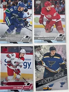 2018-19 Upper Deck Overtime ROOKIE /Red/Next Line/Shootout... Pick From List !! - Picture 1 of 27