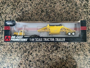 1/64 DCP 33678 PETERBILT 379 DAY CAB WITH MANAC CPS BOTTOM DUMP TRAILER - Picture 1 of 5