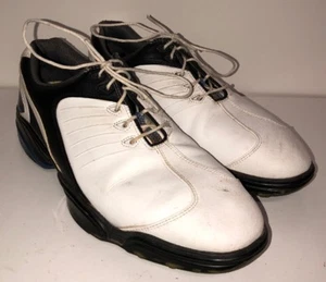 Footjoy Flex Zone Mens Black/White Golf Shoes Size 11.5M - Picture 1 of 6