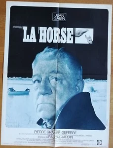 LA HORSE jean gabin affiche cinema originale 80x60 - Photo 1/1