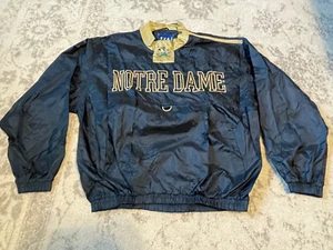 Notre Dame Fighing Irish Fans Gear Brand Windbreaker jacket Large Pullover - Picture 1 of 10