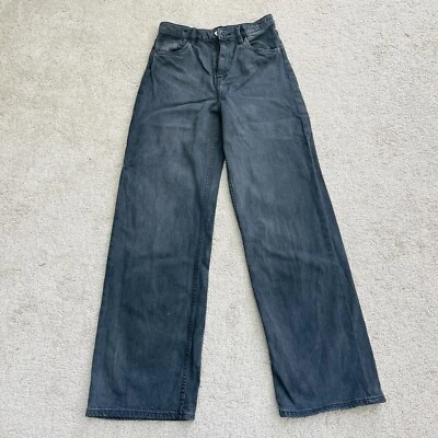 H & M черный прямой джинсовой ткани джинсы для молодых девочек Sz XL - Изображение 1 из 4