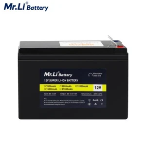 12V 15Ah 180Wh Super-Lithium Rechargeable Battery for RV Boat Solar Home - Picture 1 of 7