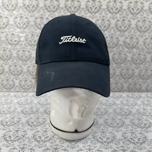 Titleist Golf Performance Dark Blue Ball Cap Hat Adjustable Baseball Adult - Picture 1 of 12