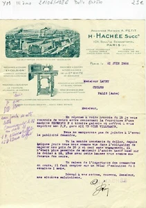 Paris III ème 104 Bld Sébastopol - Belle Entête Secteur Machines à Coudre - 1926 - Picture 1 of 1