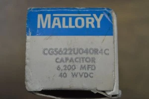 Mallory Electronics Components CGS622U040R4C Kondensator 6.200 MFD 40 WVDC - Bild 1 von 4
