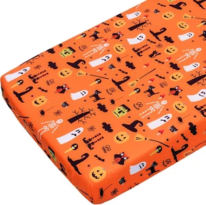 Baby Crib Sheet 1 Piece Portable Fitted Crib Sheet for Standard Crib and Toddler - Picture 1 of 12