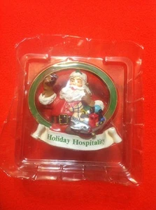 Coca-Cola Coke "Holiday Hospitality" Christmas Santa Illuminate Ornament No Box - Picture 1 of 3