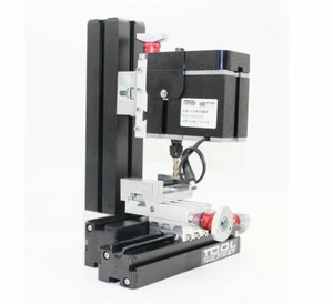 Mini torno de metal de alta potencia hágalo usted mismo herramienta CNC micro fresadora carpintería - Imagen 1 de 7