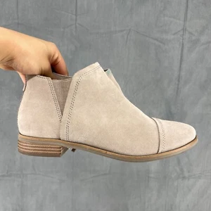 Botines Toms para mujer 8W bronceados punta redonda cremallera acolchada - Imagen 1 de 8