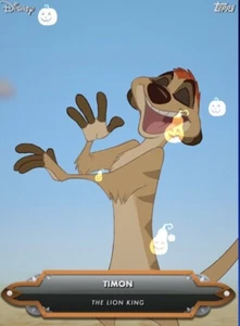 [DIGITAL] Topps Disney Timon 2023 Tier 9 Halloween Orange Base LE 1031 - Picture 1 of 1