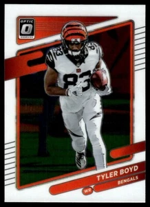 2021 Donruss Optic Red Stars Tyler Boyd Cincinnati Bengals #132 - Imagen 1 de 2