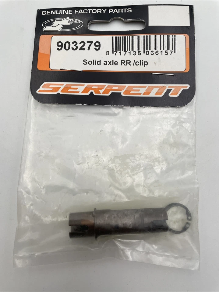 Serpiente 903279 Eje Sólido RR Con Clip Nuevo NOS RC Foto 1 de 4