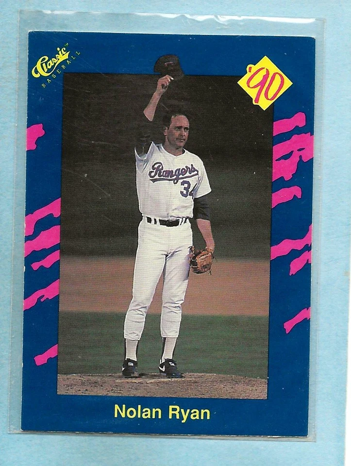 NOLAN RYAN - 1990 Classic "Blue" - #1 - Rangers - $1.00 Shipping  - Image 1 of 1