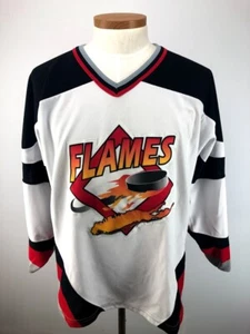 Flames Graphic AK Hockey Jersey Sewn Adult XL - Picture 1 of 9