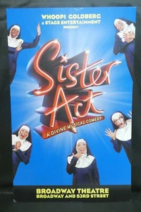 Poster scheda finestra Sister Act commedia musicale teatro Broadway 14" x 22" - Foto 1 di 7