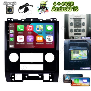 4+64GB Car Stereo Android 13 Radio Carplay GPS Navi BT For Ford Escape 2007-2012 - Picture 1 of 21